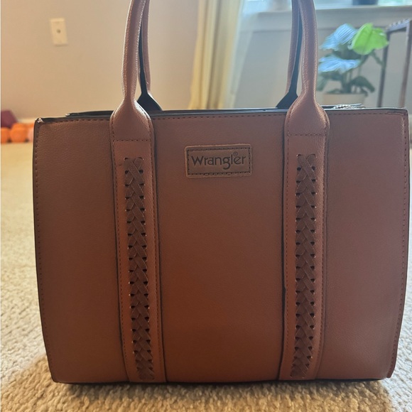 Wrangler Tan Crossbody and Tote Bag Set - Picture 3 of 5